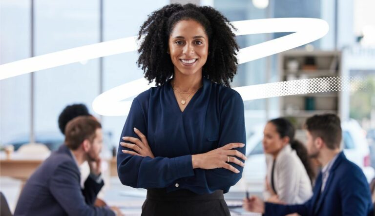 corporate woman in the office