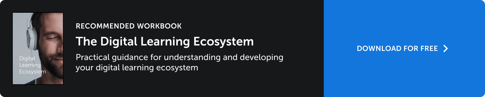 The banner for Digital Learning Ecosystem