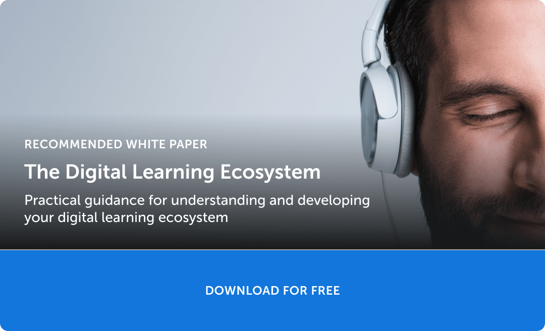 The banner for The Digital Learning Ecosystem workbook