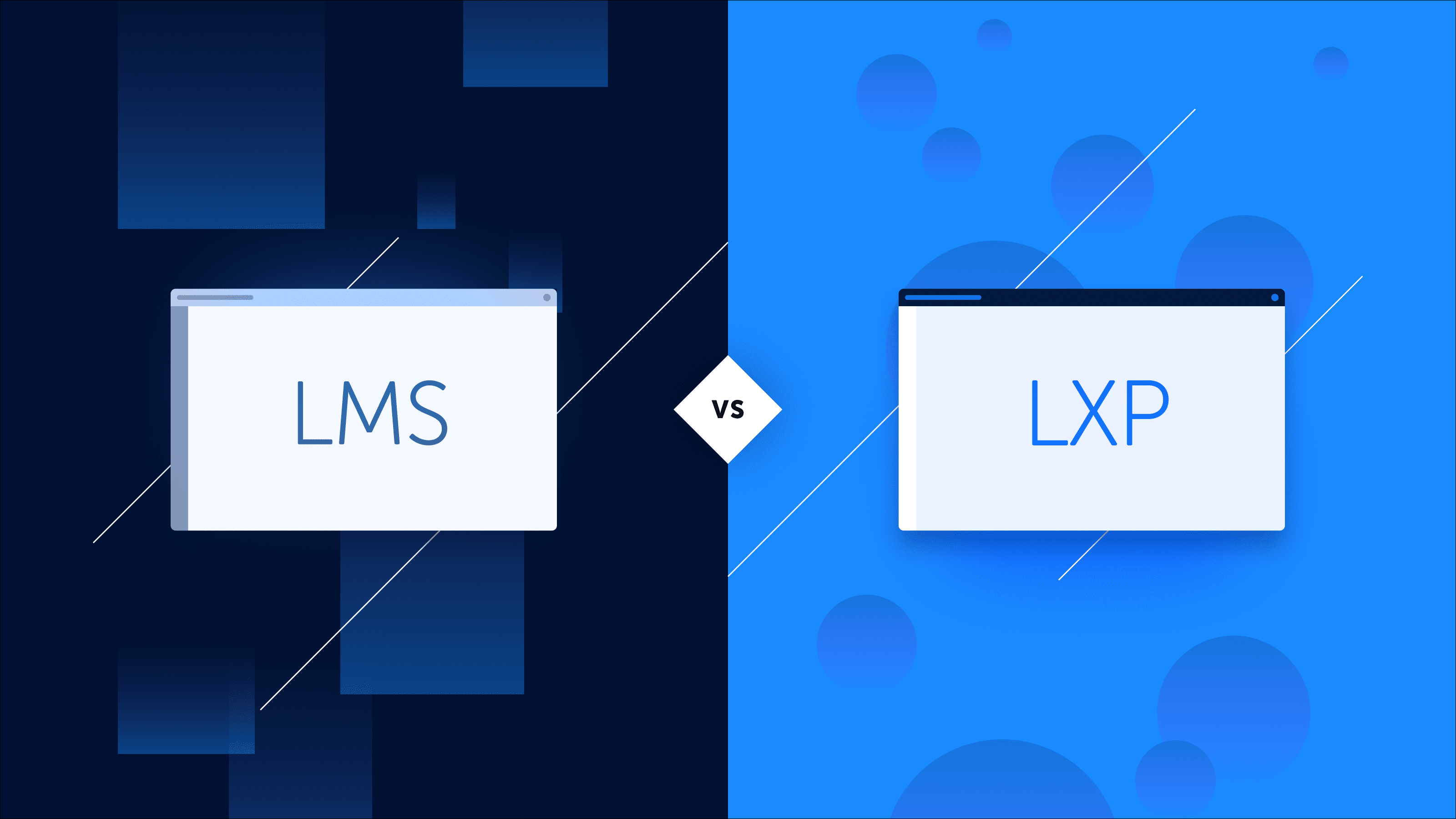LMS versus LXP hero image