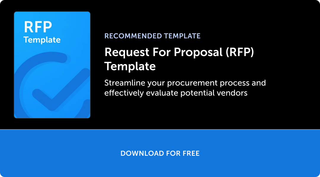 Request for Proposal banner image