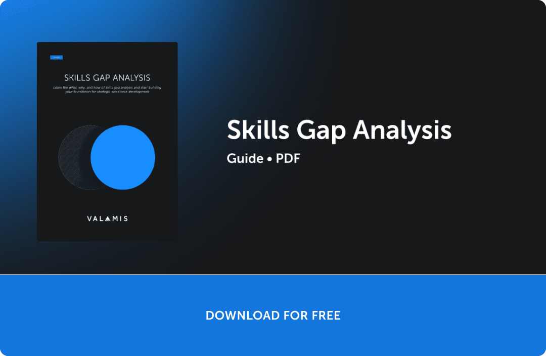The banner for Skills Gap Analysis Guide