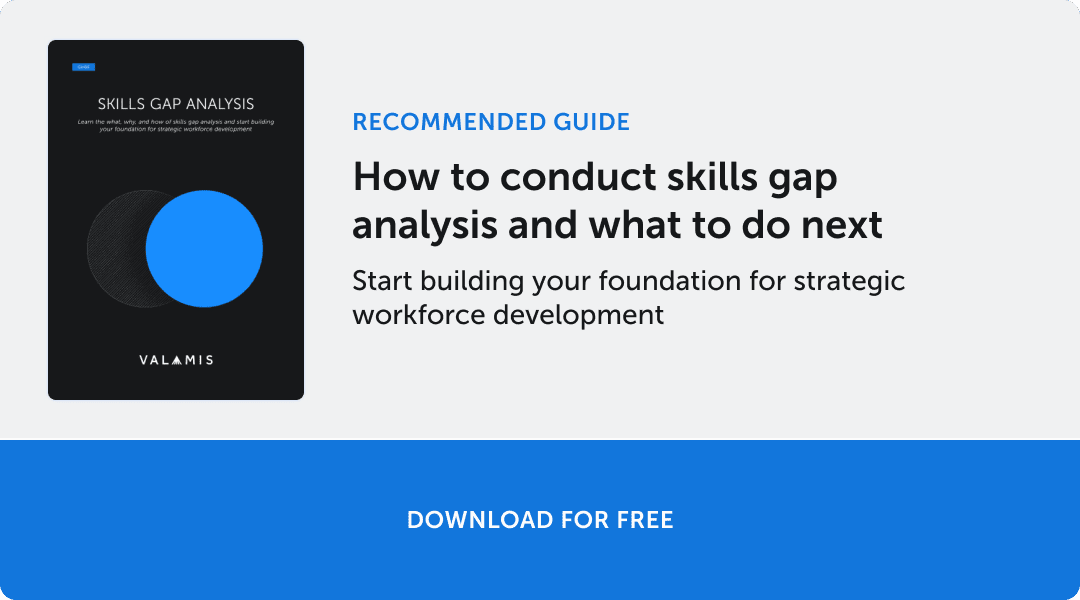 The banner for Skills Gap Analysis Guide