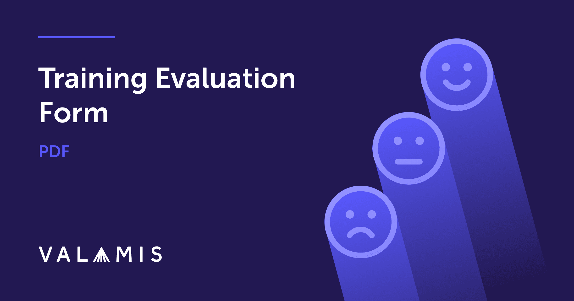 training evaluation form cover image