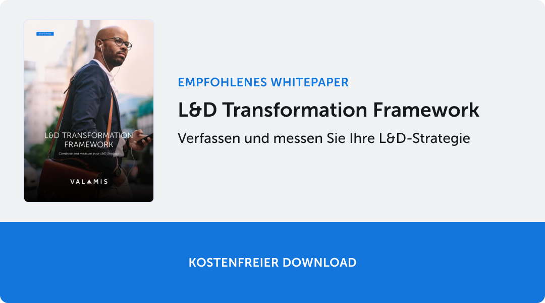 The banner for L&D Strategy Framework whitepaper
