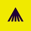 Valamis logo mark on a yellow back ground.