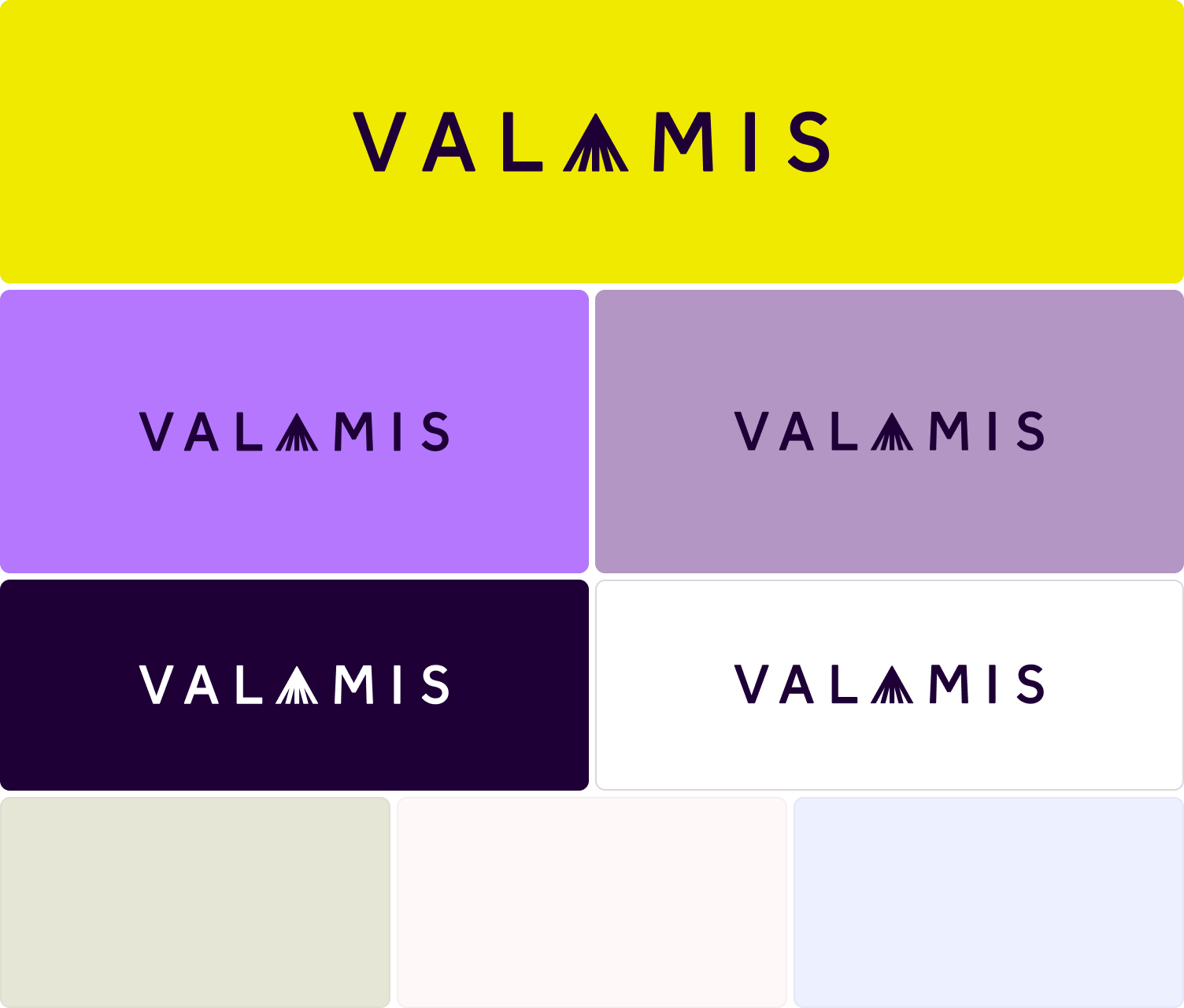 Graphic of the Valamis color scheme