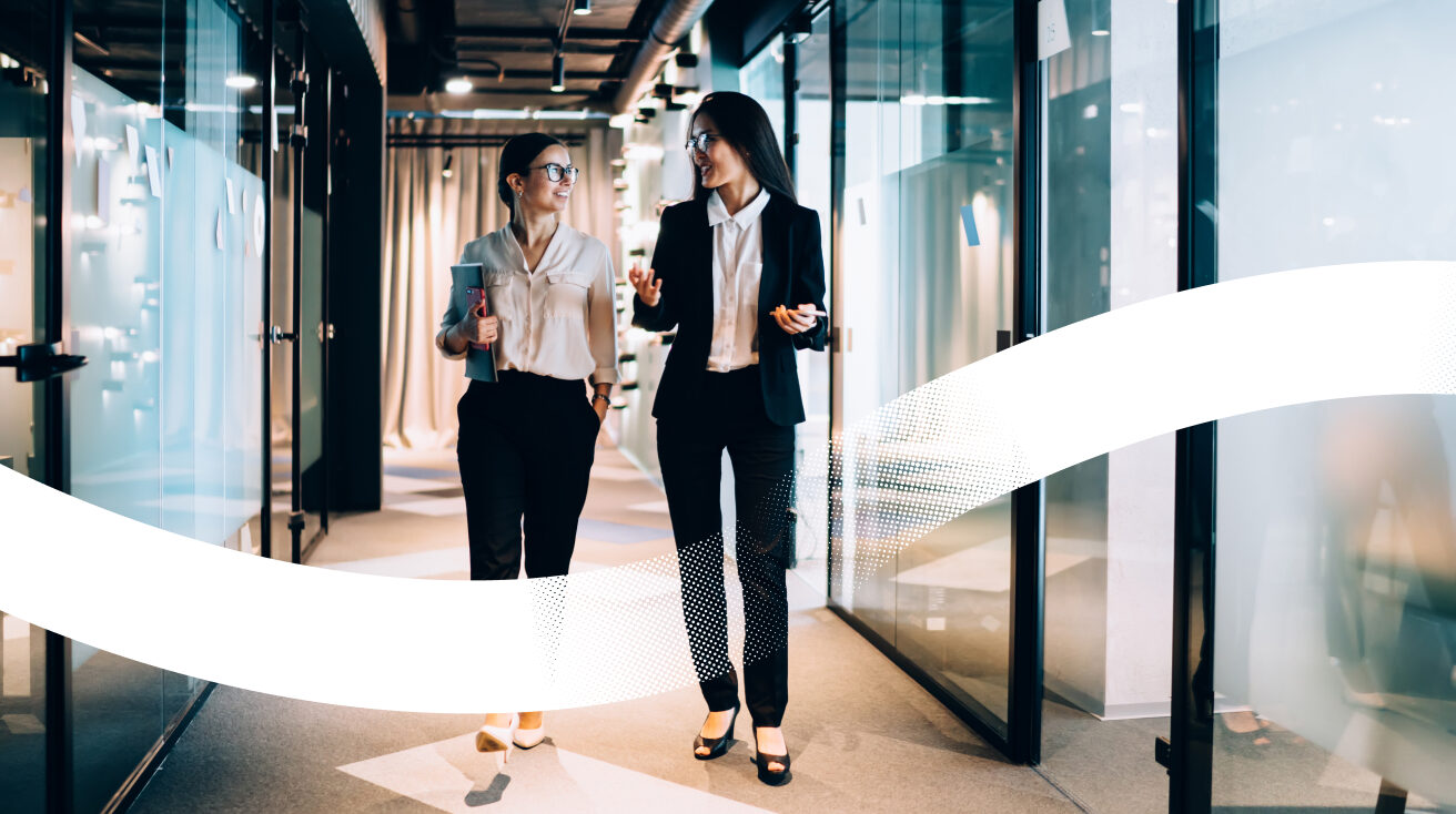 SAP SuccessFactors blog - hero image of two corporate women in an office