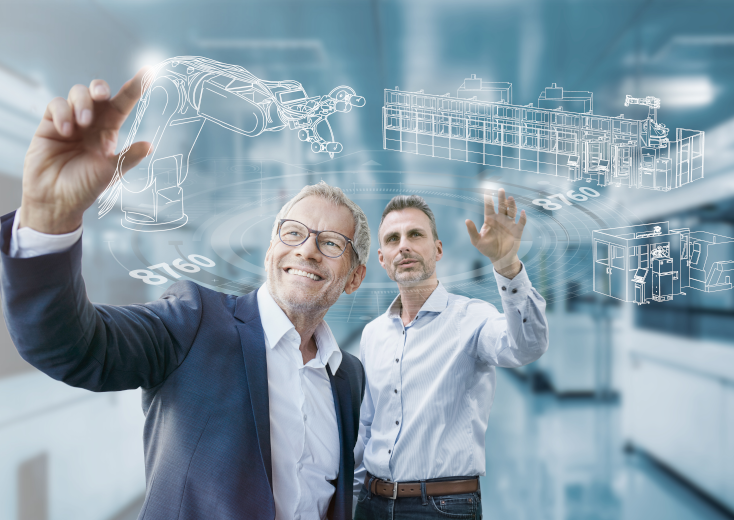An image from Fastems of their automation factory.
